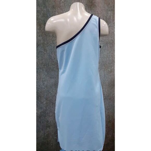 Soho Babe Hardball Classic Sports One Shoulder Dress Size Large - Picture 4 of 13